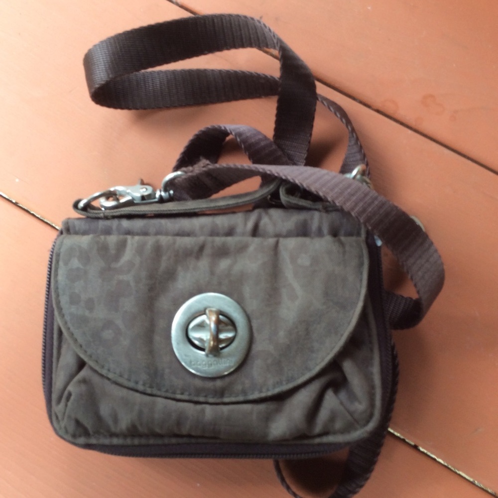 Baggallini crossbody small travel pouch long strap